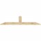 Ekena Millwork Portland Rough Sawn Timber Gable Bracket, Douglas Fir, 84"W x 24"H x 2"D x 6"F, 7/12 Pitch GBW084X24X0206POR00RDF - alternate 4